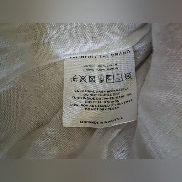 Faithfull the brand Gamora Midi Dress Linden Floral Print SIZE M - Picture 7 of 12